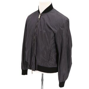 Dsquared2 Men's Gray Bomber Jacket with Black Trimming - Retail $942 - NWT